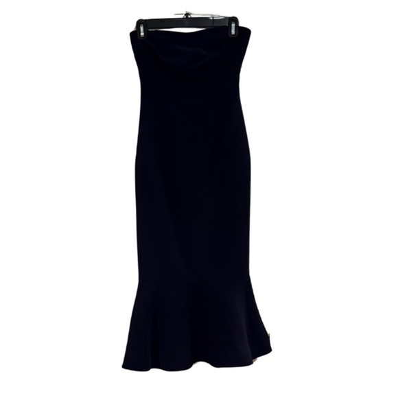 Cinq à Sept Navy Strapless Dress. Size 0. - Picture 1 of 5